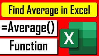 How to Use AVERAGE Function in Excel [upl. by Joanie]