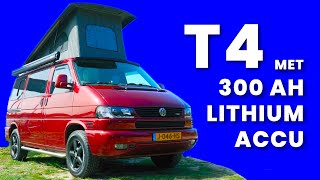 Volkswagen T4 zelfbouw camper met hefdak en lithium accu [upl. by Nohsav]