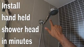 How to install hand held shower head [upl. by Tevis]