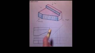 Beginning Orthographic Projection [upl. by Lebezej982]