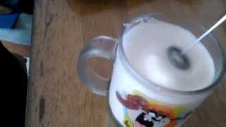 Aerolatte Review Frothing Cold Milk In Under 1 Minute [upl. by Laroc]