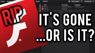 RIP Adobe Flash  Heres How You Can Still Play Flash Games [upl. by Nuzzi692]