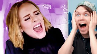 Adele Singing On Carpool Karaoke [upl. by Aehtna3]