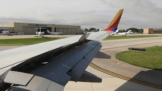 EasyBOOM Southwest Approach and Hard Landing at Chicago Midway [upl. by Dryden]