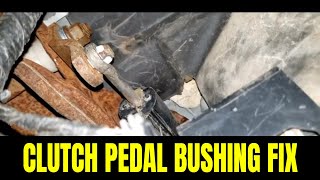 CLUTCH PEDAL BUSHING FIX FOR FORD TRUCKS [upl. by Nnairol]