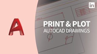 AutoCAD Tutorial  How to PRINT AND PLOT a drawing [upl. by Salomone742]