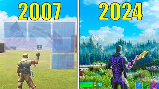 La EVOLUCION de Fortnite 2007  2024 [upl. by Ahsatan]