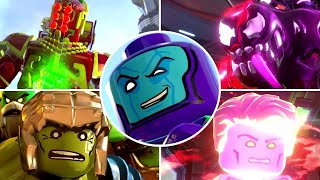 LEGO Marvel Super Heroes 2  All Bosses [upl. by Zaraf22]