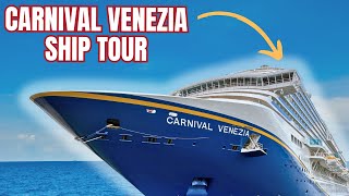 Inside Carnival Venezia  Full Ship Tour 2023 [upl. by Fredella]