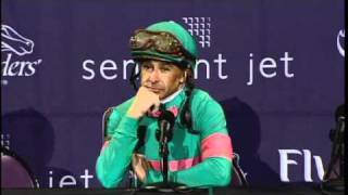 Mike Smith Press Conference Breeders Cup 2010 [upl. by Lamee]