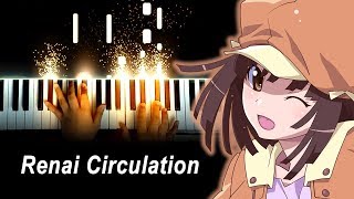 “Renai Circulation”  Kana Hanazawa – Bakemonogatari OP 4 Piano [upl. by Akiemehs]