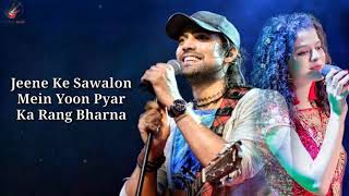 Dhadkan Lyrics  Jubin Nautiyal Palak Muchhal [upl. by Elyssa512]