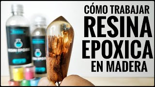 COMO TRABAJAR RESINA EPOXICA EN MADERA [upl. by Leban]