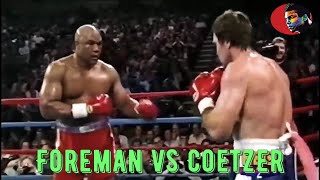 George Foreman vs Pierre Coetzer Highlights HD ElTerribleProduction [upl. by Nomolos]