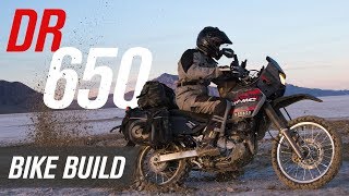 Suzuki DR650 Adventure Bike Build [upl. by Berstine87]