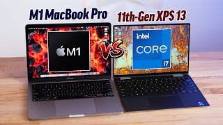 M1 MacBook Pro vs Dell XPS 13 9310  ULTIMATE Comparison [upl. by Ateuqahs]