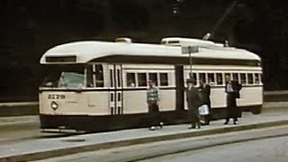 Streetcars in Mexico City in the 1950s [upl. by Aicertal315]