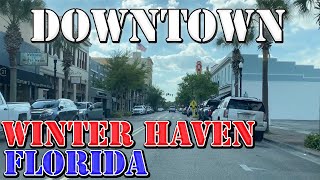 Winter Haven  Florida  4K Downtown Drive [upl. by Corell]