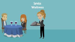 English for restaurants  Vocabulary for restaurant workers and clients [upl. by Slemmer]