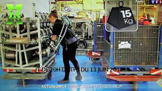 Exosquelette EXHAUSS dans lUsine du Futur de RENAULT [upl. by Ivo]