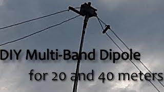 Building a DIY MultiBand Dipole for HF [upl. by Otipaga]