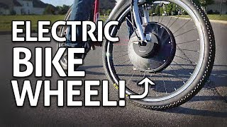 Easy  Cheap eBike Motorized Wheel Conversion Kit REVIEW [upl. by Funk47]